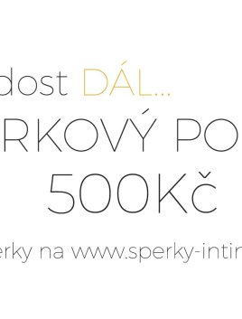 Dárkový poukaz 500 Kč