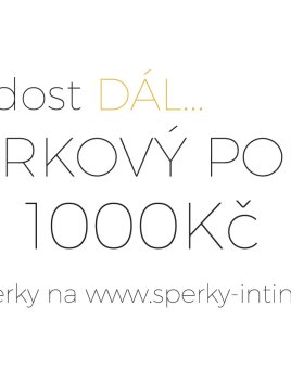 Dárkový poukaz 1000 Kč