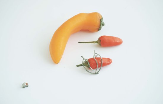 Náušnice chilli papričky