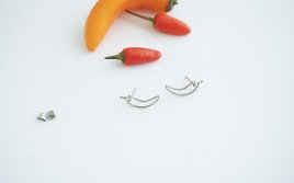 Náušnice chilli papričky
