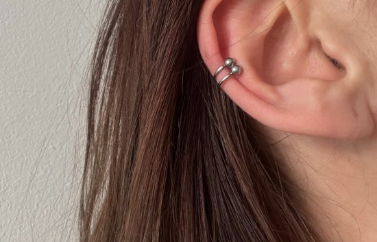 ear cuff dva kroužky